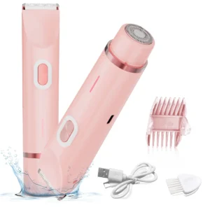 Women Electric Hair Shaver, IPX7 Waterproof Rechargeable, Painless Bikini/Leg Trimmer for Travel & Daily Use 1