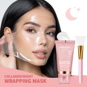 Collagen Overnight Wrapping Peel Off Facial Mask Moisturizing Reduce Fines Lines Dryness Hydration Brightening Korean Skin Care 1